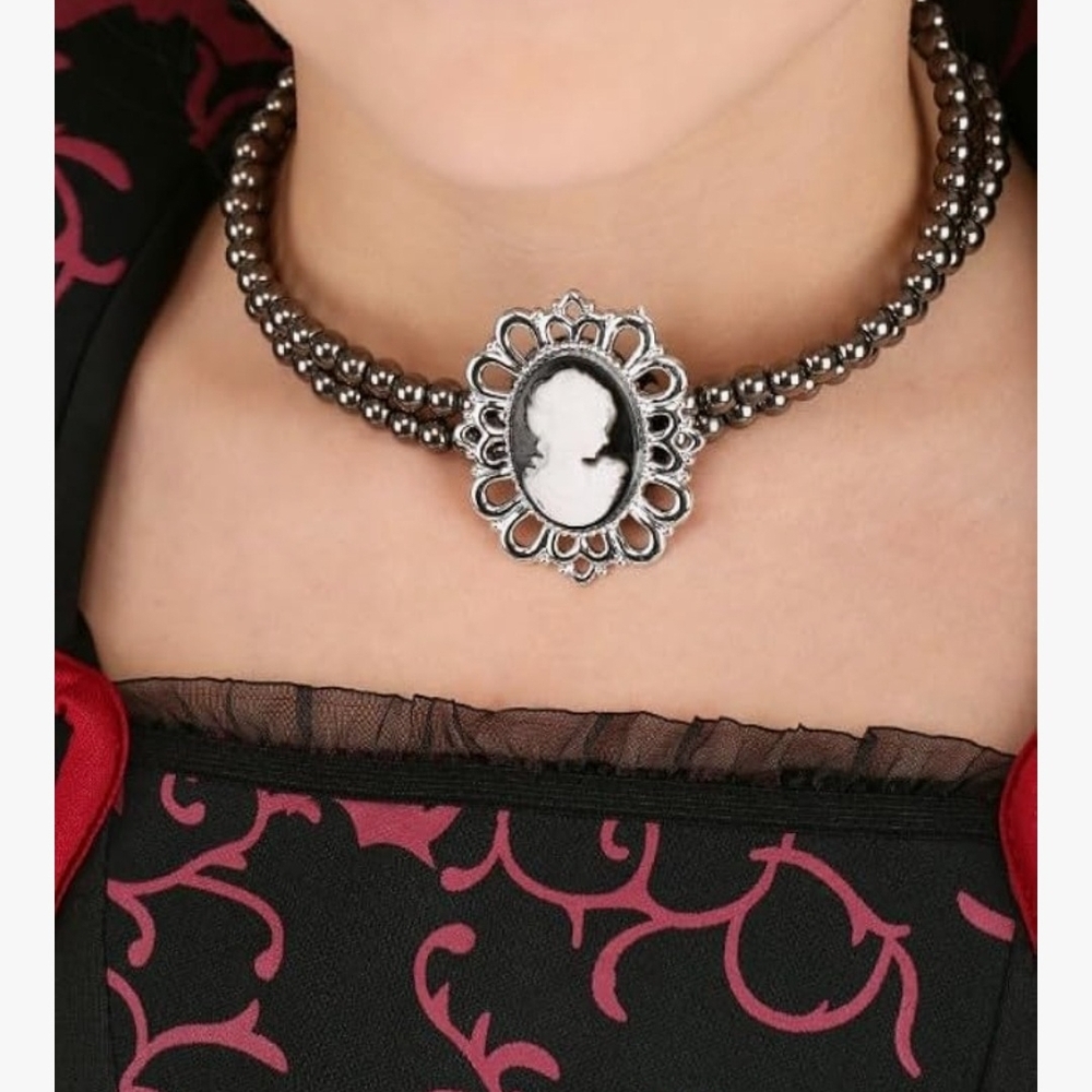 California Costumes Enchanted Vampire Kids Costume - Black and Burgundy - Picture 4 of 9